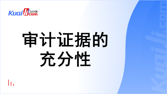 审计证据的充分性