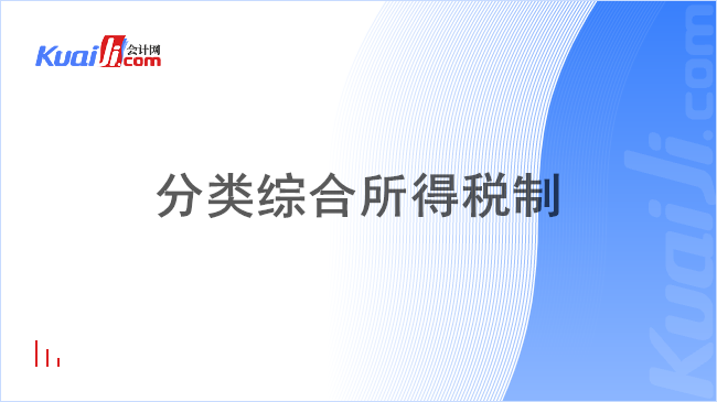 分类综合所得税制