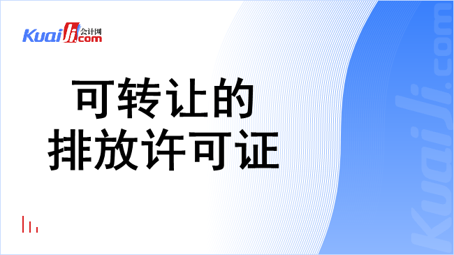 可转让的排放许可证