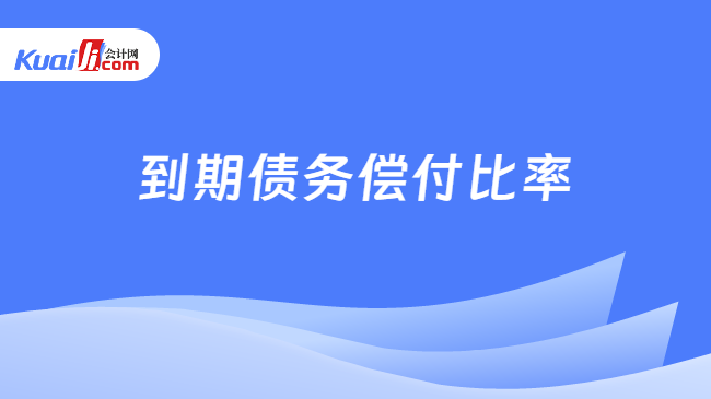 到期债务偿付比率